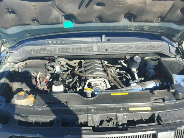 1N6AA07A34N568457 - 2004 NISSAN TITAN XE GREEN photo 7