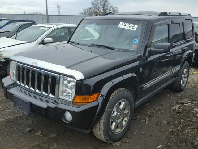 1J8HG58236C251998 - 2006 JEEP COMMANDER BLACK photo 2