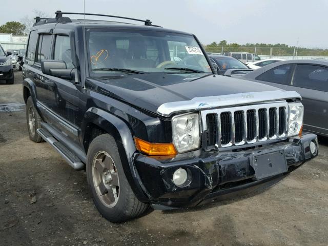 1J8HG48K06C245943 - 2006 JEEP COMMANDER BLACK photo 1