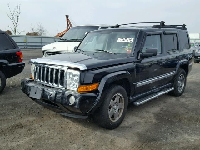 1J8HG48K06C245943 - 2006 JEEP COMMANDER შავი ფოტო 2