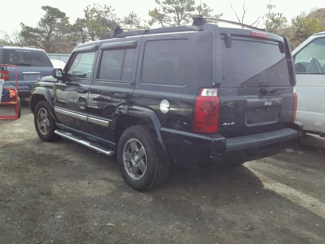 1J8HG48K06C245943 - 2006 JEEP COMMANDER BLACK photo 3