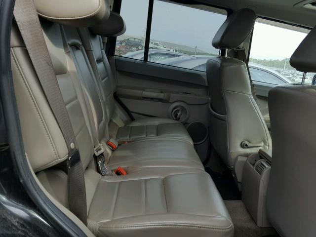 1J8HG48K06C245943 - 2006 JEEP COMMANDER შავი ფოტო 6