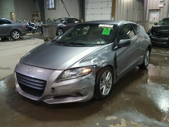 JHMZF1D6XBS006680 - 2011 HONDA CR-Z EX SILVER photo 2