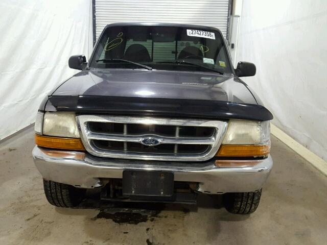 1FTYR14X3XTA73300 - 1999 FORD RANGER SUP GRAY photo 9