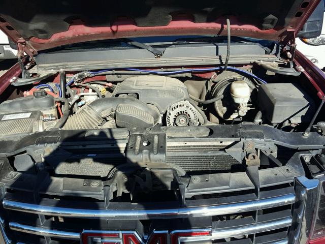 1GTEC19J87Z517650 - 2007 GMC NEW SIERRA RED photo 7