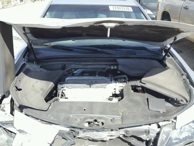 19UUA8F56CA034105 - 2012 ACURA TL SILVER photo 7