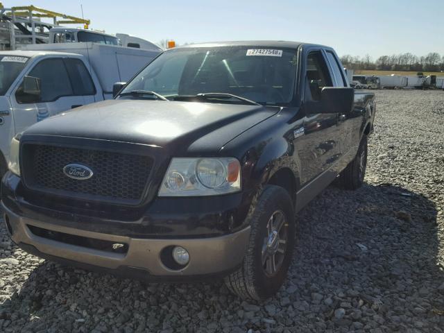 1FTRX12W44NA79398 - 2004 FORD F150 BLACK photo 2