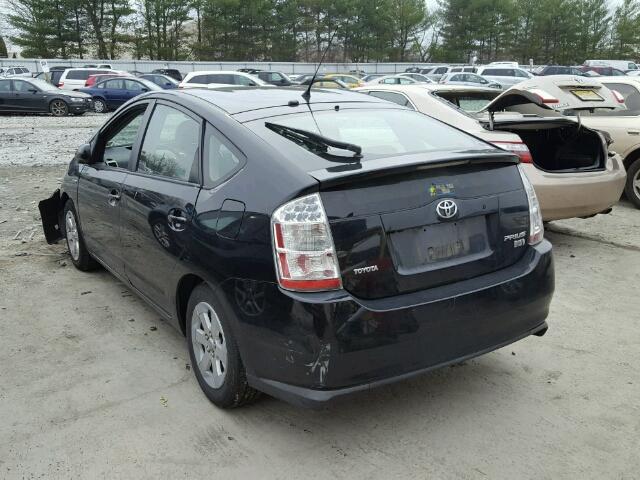 JTDKB20U187736319 - 2008 TOYOTA PRIUS BLACK photo 3