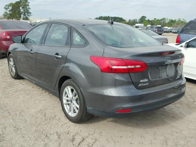 1FADP3F22FL262865 - 2015 FORD FOCUS SE GRAY photo 3