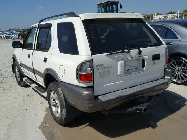 4S2DM58W634312305 - 2003 ISUZU RODEO S WHITE photo 3