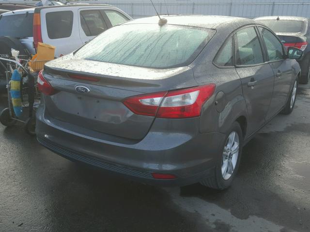 1FADP3F2XEL185970 - 2014 FORD FOCUS SE GRAY photo 4