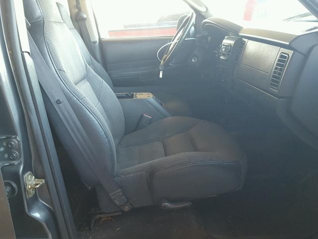 1D4HR38N53F517387 - 2003 DODGE DURANGO SP GRAY photo 5