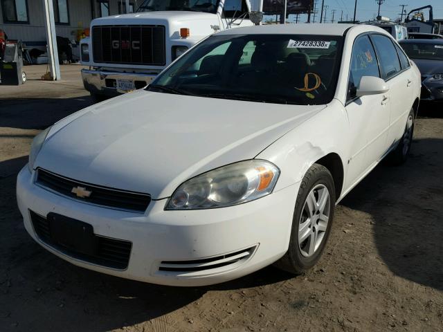 2G1WB58K079358960 - 2007 CHEVROLET IMPALA LS WHITE photo 2