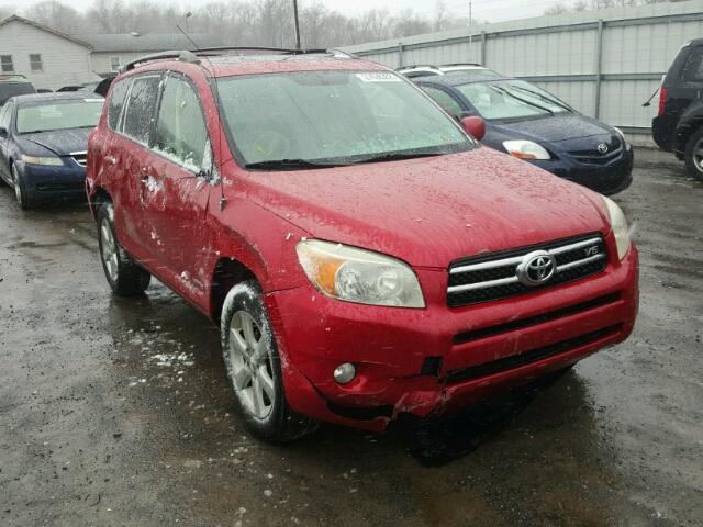 JTMBK31V076012560 - 2007 TOYOTA RAV4 LIMIT RED photo 1