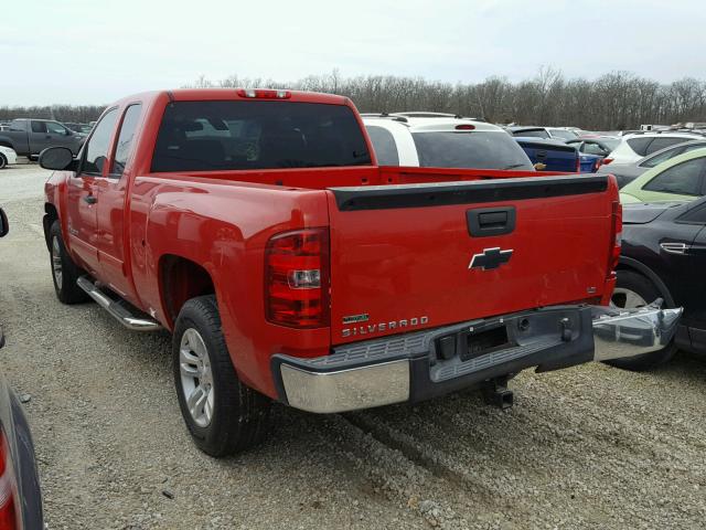 1GCRCREA5BZ149474 - 2011 CHEVROLET SILVERADO RED photo 3