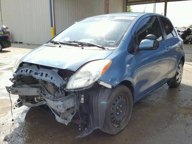 JTDJT4K33B5342073 - 2011 TOYOTA YARIS BLUE photo 2