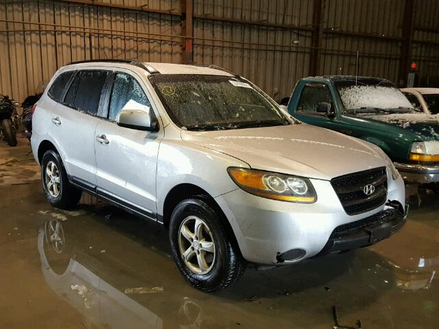 5NMSG13D08H145172 - 2008 HYUNDAI SANTA FE G SILVER photo 1