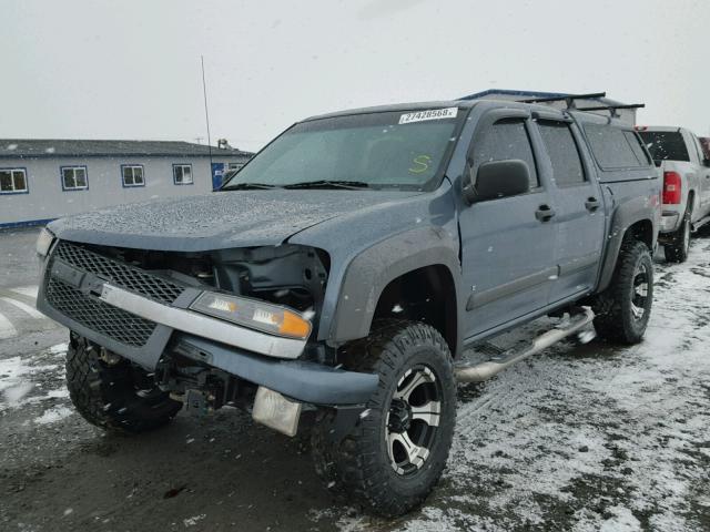 1GCDT136468191351 - 2006 CHEVROLET COLORADO BLUE photo 2