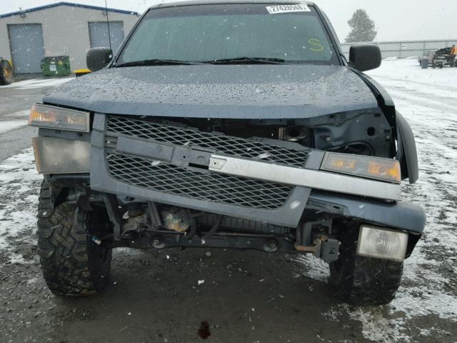 1GCDT136468191351 - 2006 CHEVROLET COLORADO BLUE photo 9