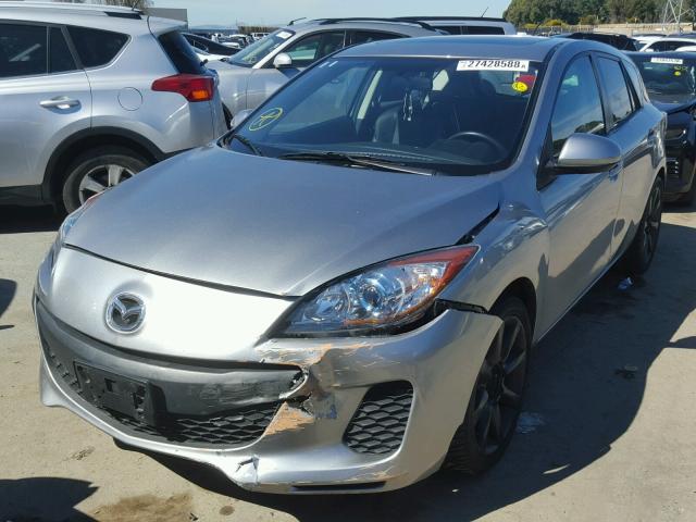 JM1BL1MP9D1799404 - 2013 MAZDA 3 I SILVER photo 2