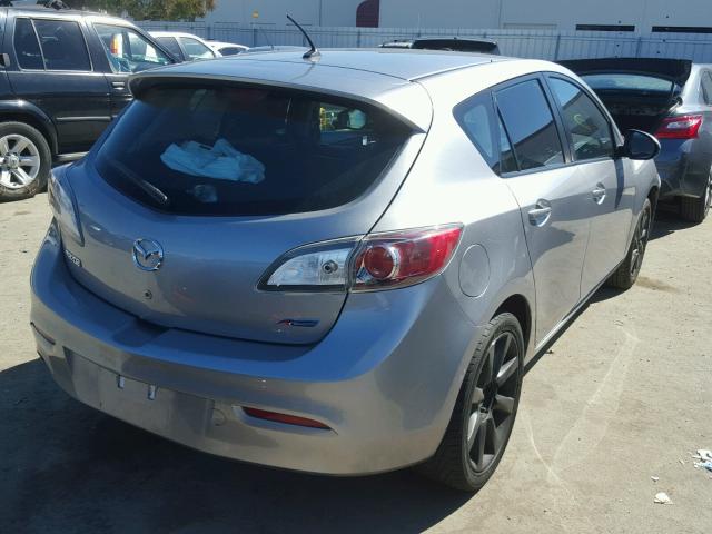 JM1BL1MP9D1799404 - 2013 MAZDA 3 I SILVER photo 4