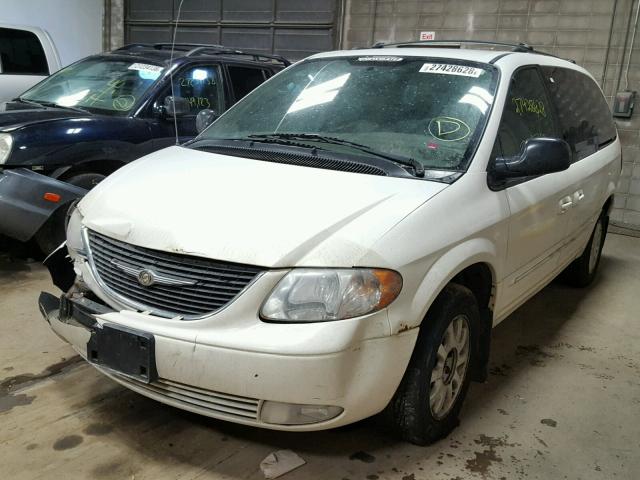 2C4GT54L53R243837 - 2003 CHRYSLER TOWN & COU WHITE photo 2