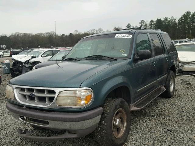 1FMDU32X6VZA87631 - 1997 FORD EXPLORER GREEN photo 2