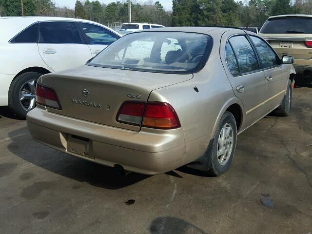 JN1CA21D9WT515953 - 1998 NISSAN MAXIMA GLE GOLD photo 4