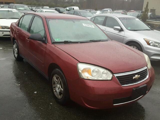 1G1ZS58F67F263262 - 2007 CHEVROLET MALIBU LS RED photo 1