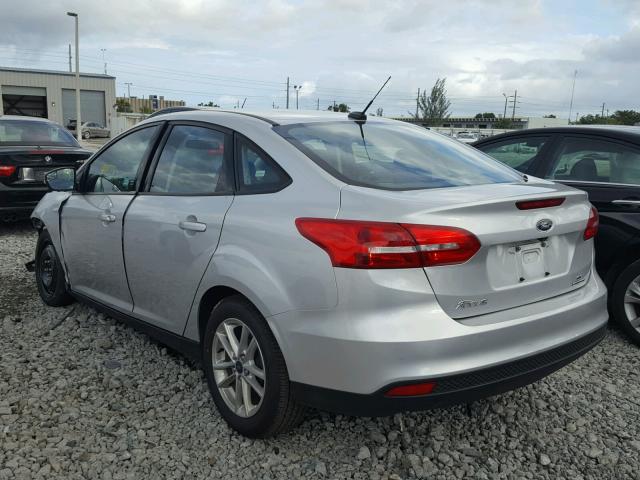 1FADP3F2XGL348474 - 2016 FORD FOCUS SE SILVER photo 3