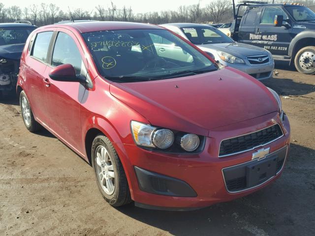 1G1JA6SH5C4115562 - 2012 CHEVROLET SONIC LS RED photo 1