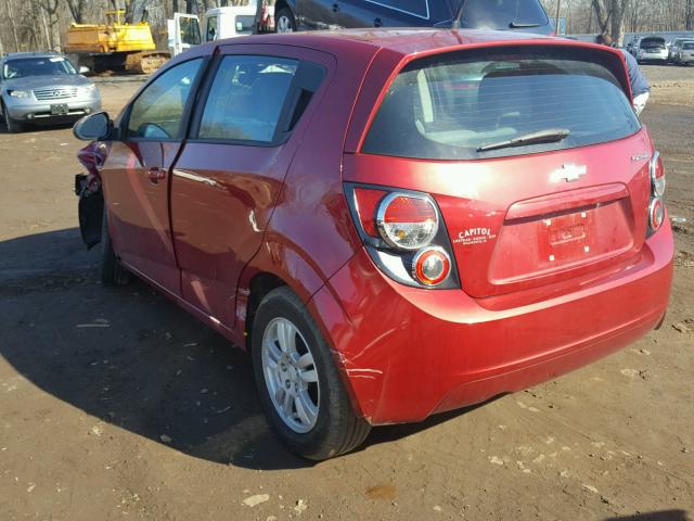 1G1JA6SH5C4115562 - 2012 CHEVROLET SONIC LS 红色 照片 3