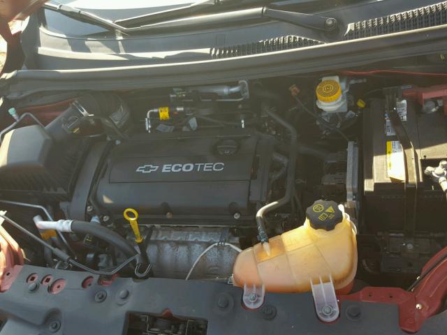 1G1JA6SH5C4115562 - 2012 CHEVROLET SONIC LS 红色 照片 7