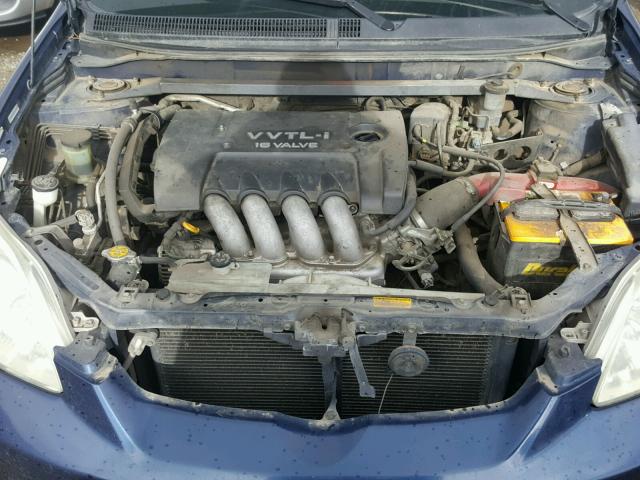 2T1KY38E03C095091 - 2003 TOYOTA COROLLA MA BLUE photo 7