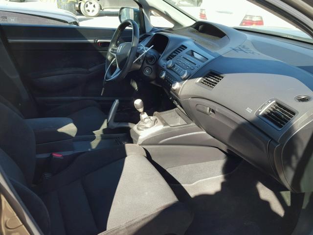 2HGFA55537H702278 - 2007 HONDA CIVIC SI SILVER photo 5