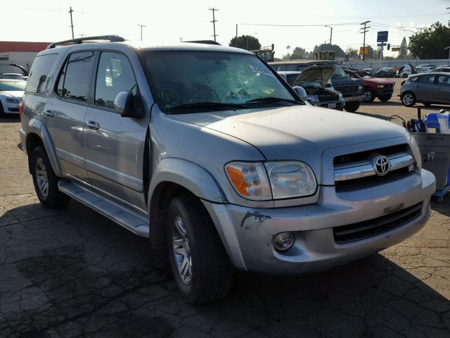 5TDZT34A86S276774 - 2006 TOYOTA SEQUOIA SR SILVER photo 1