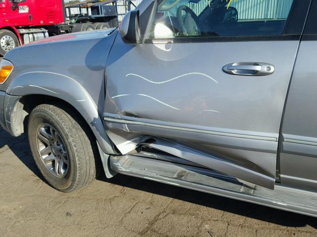 5TDZT34A86S276774 - 2006 TOYOTA SEQUOIA SR SILVER photo 9