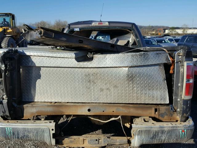 1FTRX14W79KB84734 - 2009 FORD F150 SUPER GRAY photo 6