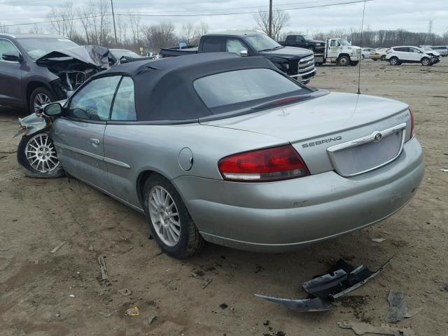 1C3EL55R85N608784 - 2005 CHRYSLER SEBRING TO GREEN photo 3