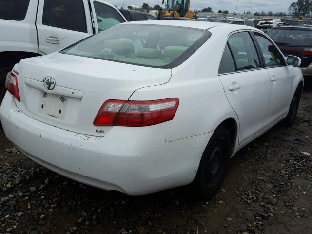 4T4BE46K78R024019 - 2008 TOYOTA CAMRY CE WHITE photo 4