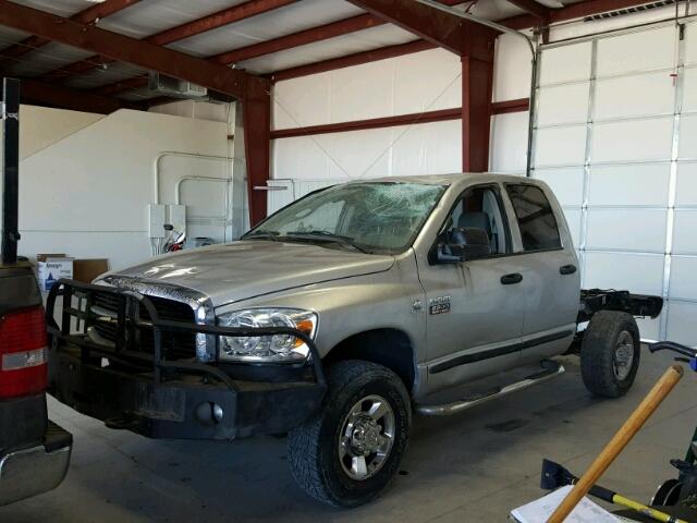 1D7KS28C67J553100 - 2007 DODGE RAM 2500 S SILVER photo 2