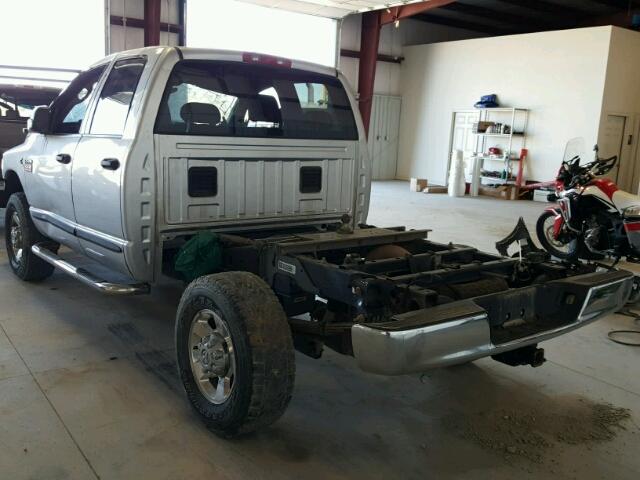 1D7KS28C67J553100 - 2007 DODGE RAM 2500 S SILVER photo 3