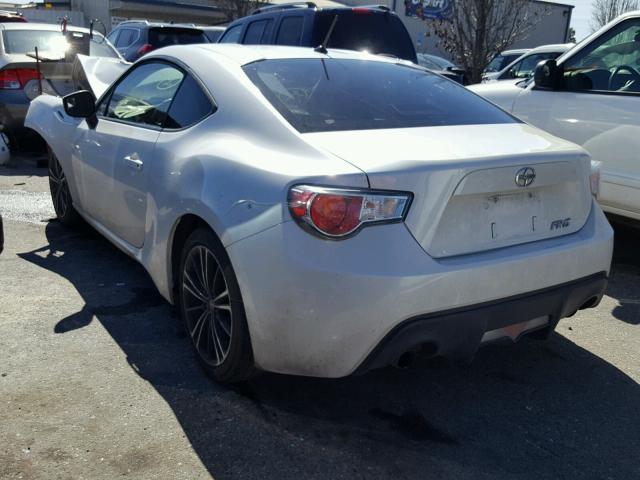JF1ZNAA17D2723379 - 2013 TOYOTA SCION FR-S თეთრი ფოტო 3