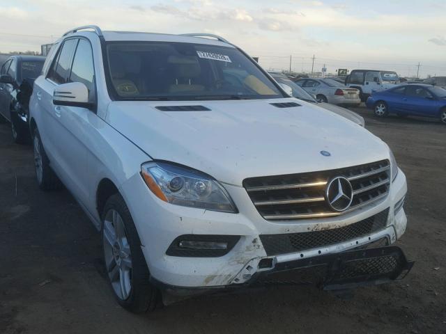 4JGDA5HBXEA280444 - 2014 MERCEDES-BENZ ML 350 4MA WHITE photo 1