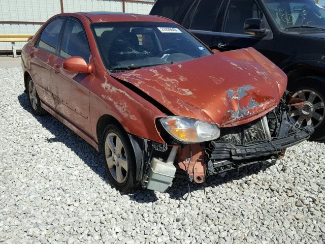 KNAFE121575008788 - 2007 KIA SPECTRA EX ORANGE photo 1