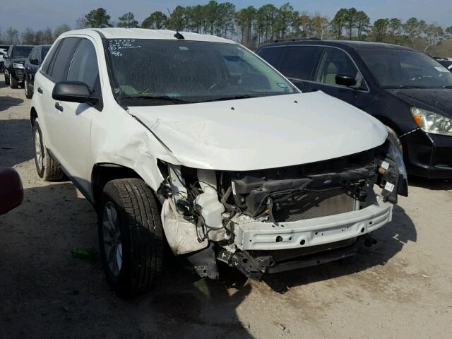 2FMDK3GC5DBE25193 - 2013 FORD EDGE SE WHITE photo 1