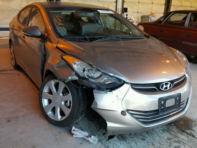 5NPDH4AEXDH386107 - 2013 HYUNDAI ELANTRA GL TAN photo 1