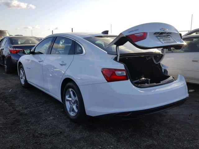1G1ZB5ST0HF285435 - 2017 CHEVROLET MALIBU LS WHITE photo 3
