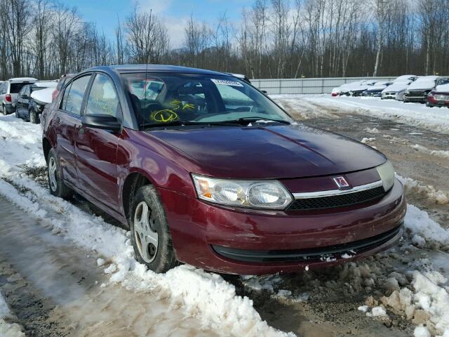 1G8AG52F73Z155329 - 2003 SATURN ION LEVEL MAROON photo 1