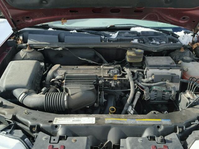 1G8AG52F73Z155329 - 2003 SATURN ION LEVEL MAROON photo 7